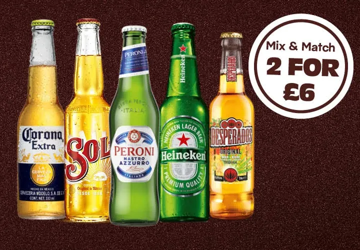 Mix & Match 2 Bottles for £6 at Blue Post Stockton