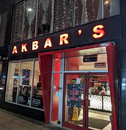 Akbar's Restaurant in Middlesbrough